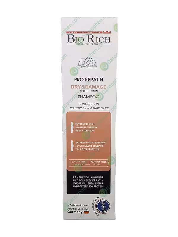 شامپو پروکراتین مخصوص موهای کراتینه بایو ریچ – Bio Rich pro-keratin dry and damege after keratin shampoo