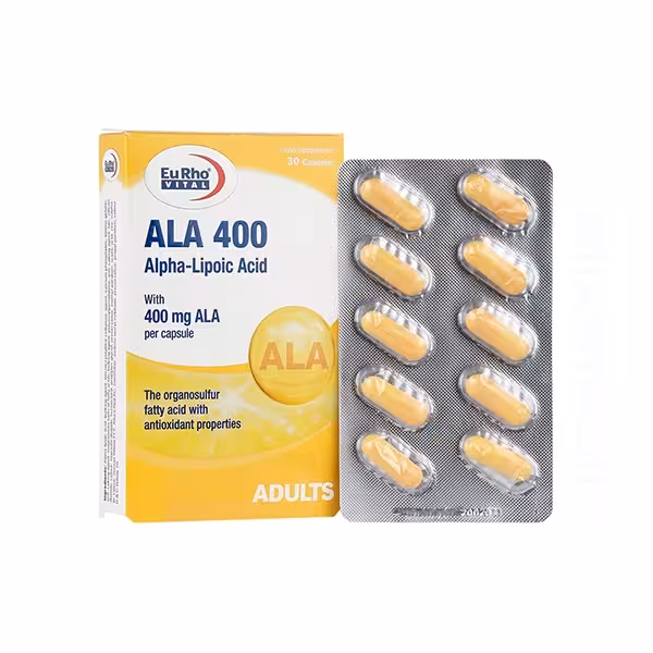 قیمت و خرید کپسول آ ال آ 400 میلی گرم یوروویتال 30 عدد