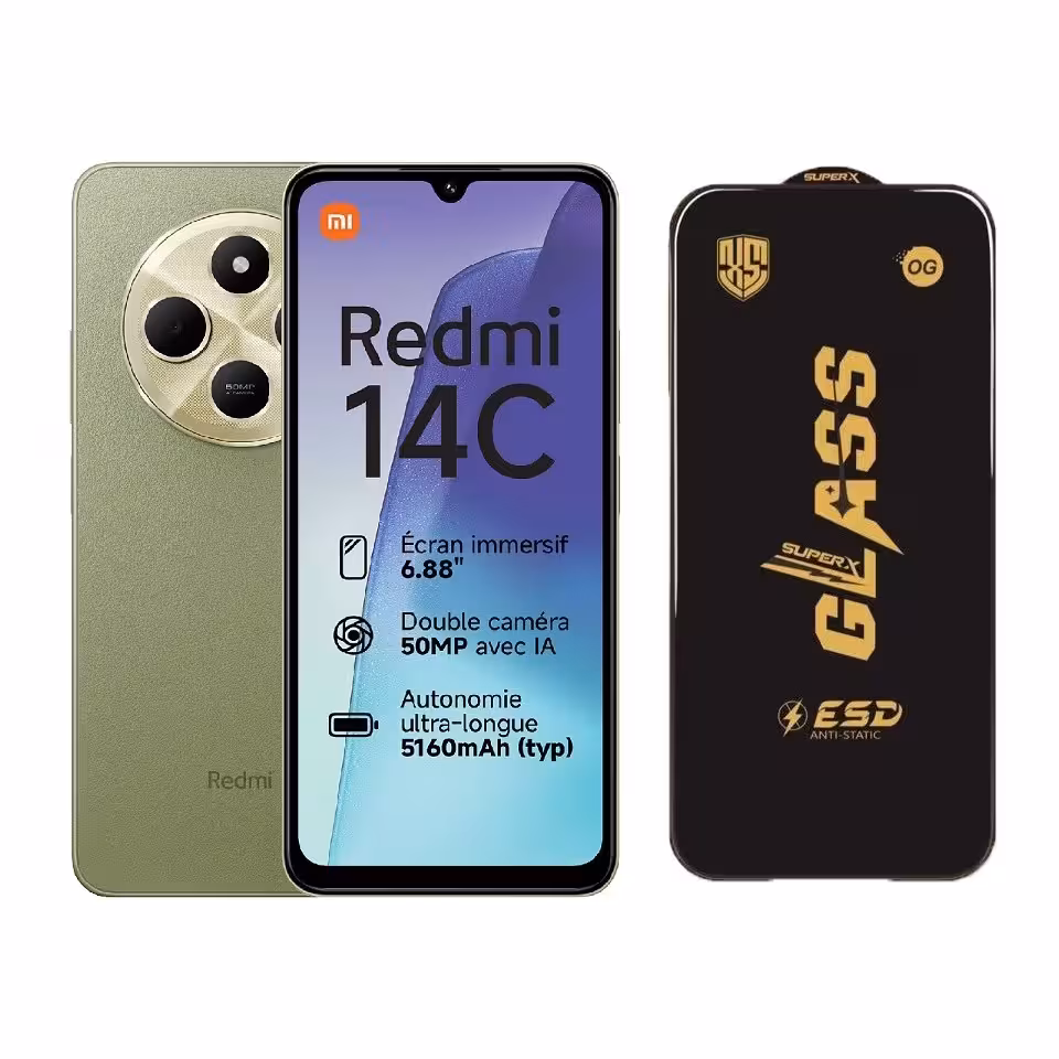 محافظ صفحه نمایش OG GLASS ESD مناسب برای گوشی موبایل شیائومی Redmi 14C / Poco C75