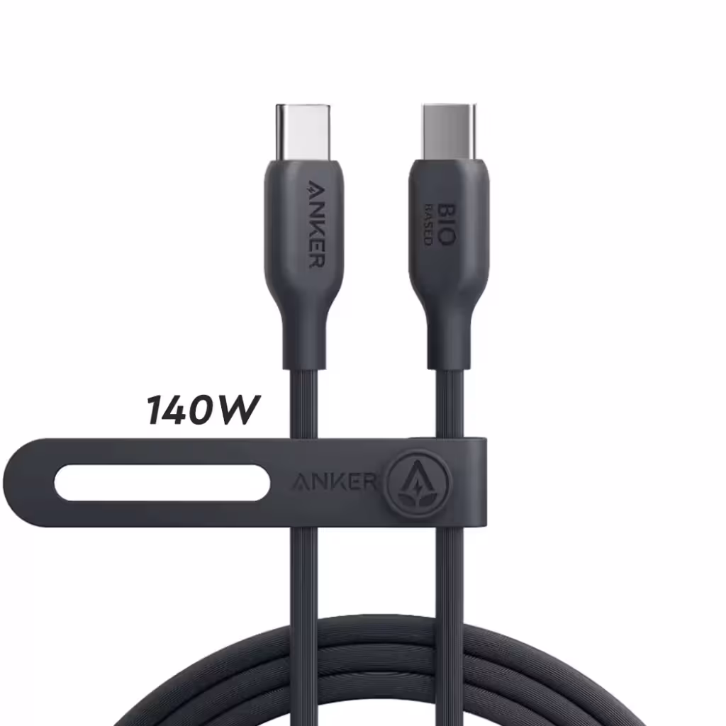 کابل دو سر تایپ سی 140 وات انکر مدل Anker 544 Bio-Based A80F2 طول 1.8 متر