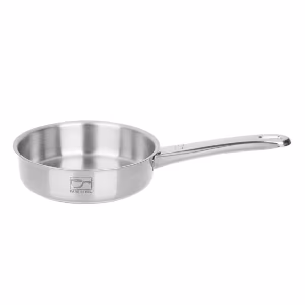 تابه تکدسته استیل پارس استیل سایز 16 (کف سه لایه)