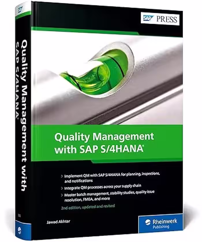 خرید و دانلود نسخه کامل کتاب Quality Management with SAP S/4HANA (2nd Edition) - Orginal Pdf