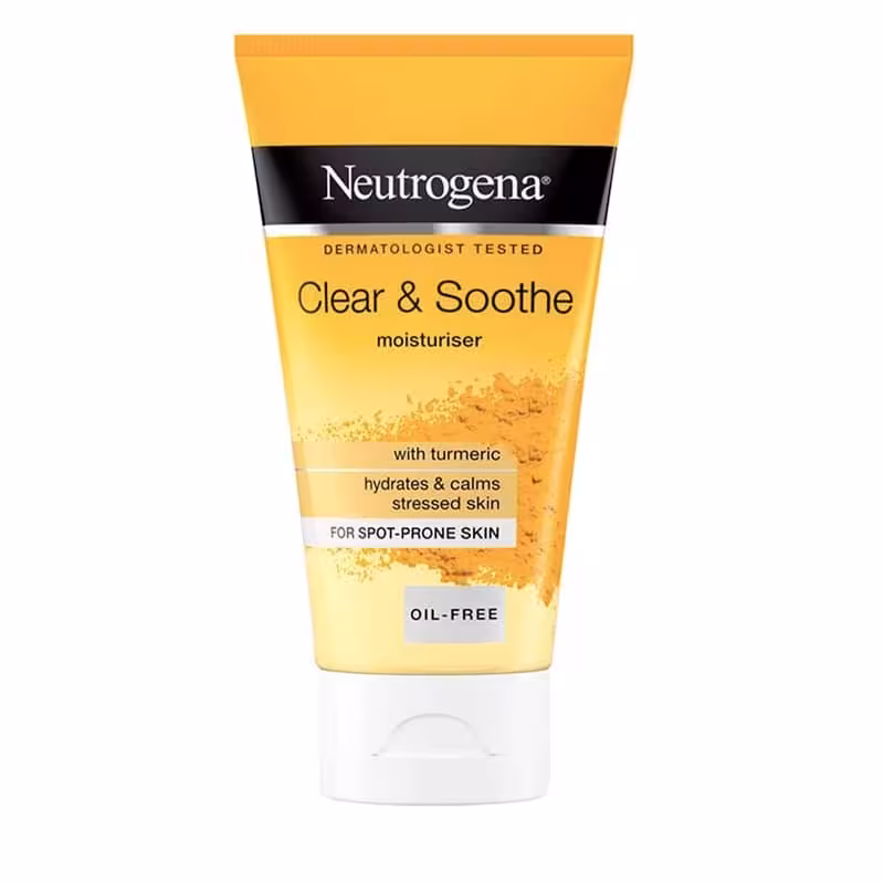 کرم آبرسان زردچوبه نوتروژینا مدل Clear & Soothe حجم 75 میل