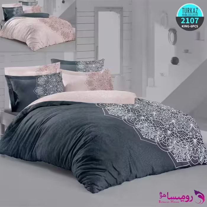 قیمت و خرید روتختی طرح LOVE دونفره برند ترکاز کد 2107