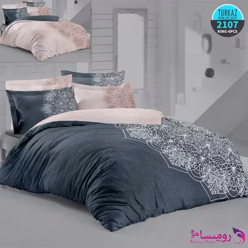 قیمت و خرید روتختی طرح LOVE دونفره برند ترکاز کد 2107