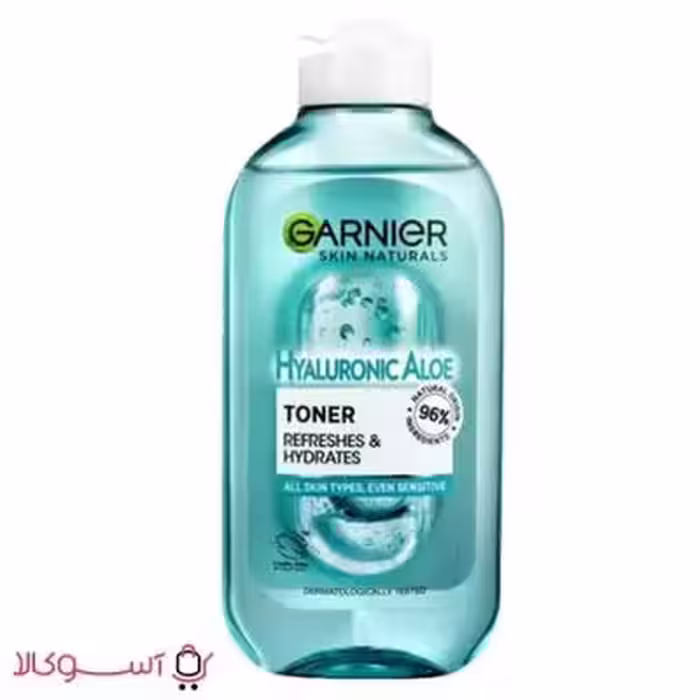 تونر آبرسان گارنیه مدل hyaluronic aloe حجم 200 میل