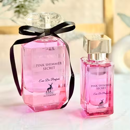 عطر ادکلن زنانه ویکتوریا سکرت بامبشل میسون الحمبرا (پینک شیمر سکرت) | Victoria Secret Bombshell (Pink Shimmer Secret Maison Alhambra) حجم 30 و 100 میل (شرکتی)