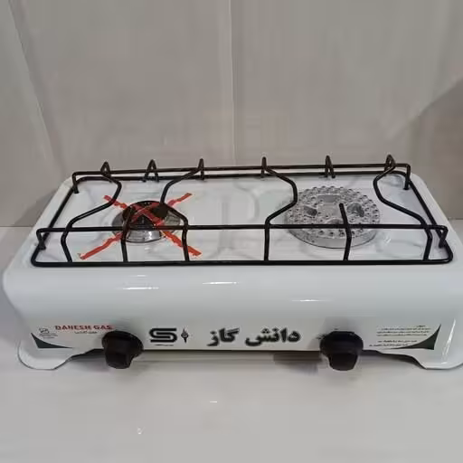 اجاق گاز 2 شعله (دو شعله) رومیزی دانش گاز