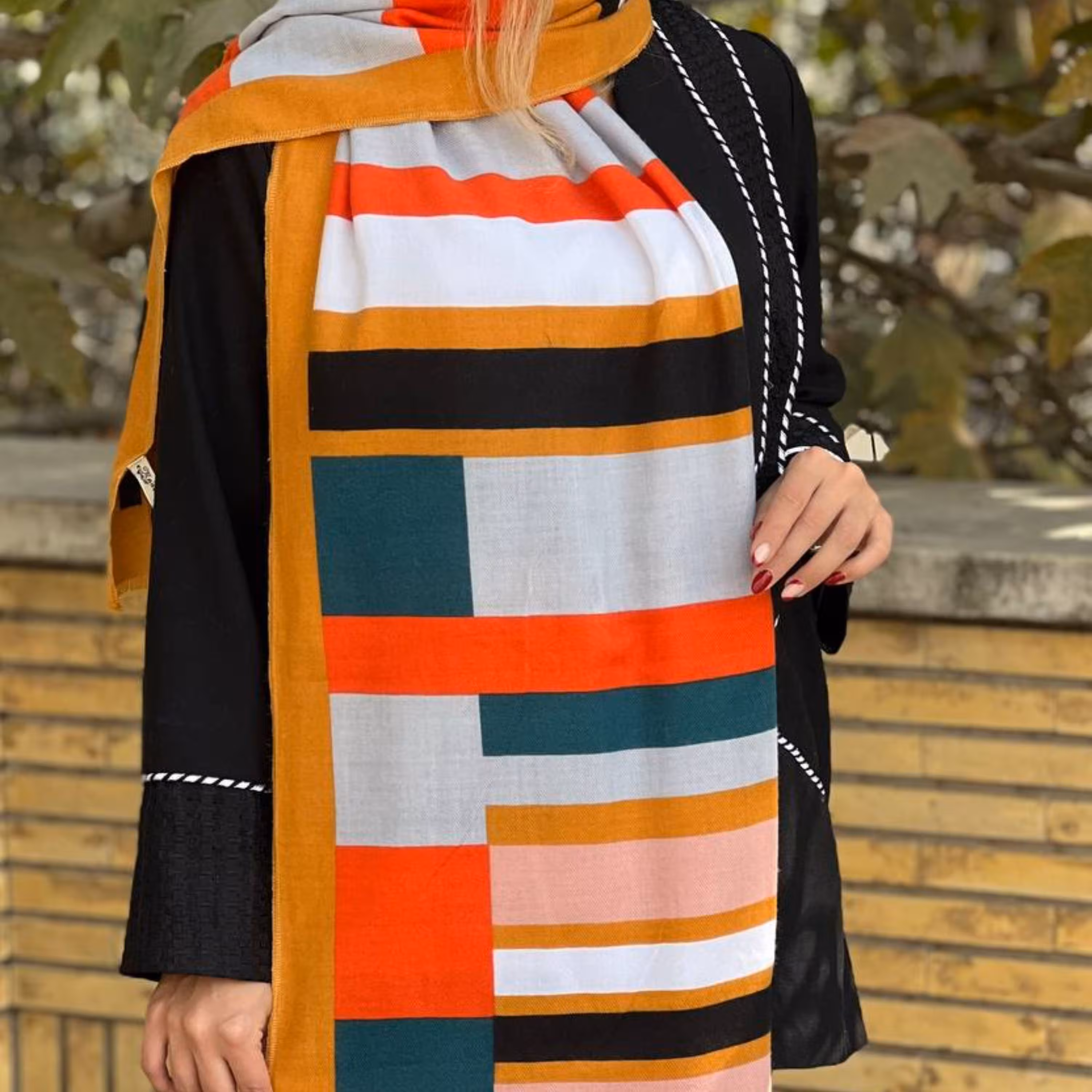 شال موهر  ابرنگی 