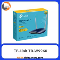 مودم روتر تی پی لینک TP-Link TD-W9960 VDSL/ADSL 300Mbps Dark Blue