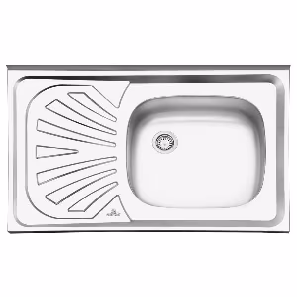 سینک ظرفشویی روکار کلاسیک پرنیان استیل مدل PS 3106