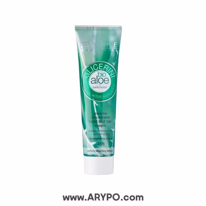 کرم دست و ناخن آلوئه ورا اولاین مدل GLICERINI