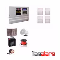 پکیج دزدگیر اماکن باسیم مدل جی ام کا سیم کارتی و تلفنی GM910F4