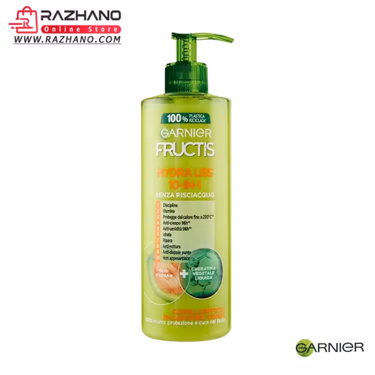 ماسک موی 10 کاره گارنیر مدل Hydra Liss حجم 400 میلی لیتر