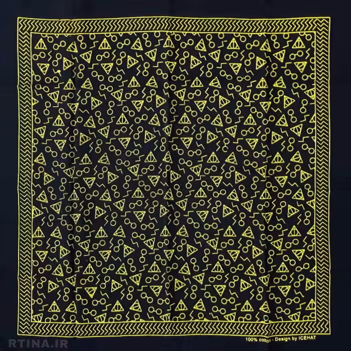 دستمال سر مردانه و زنانه چهارگوش مدل harry potter