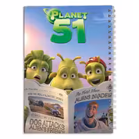 دفتر مشق کارتون سیاره 51