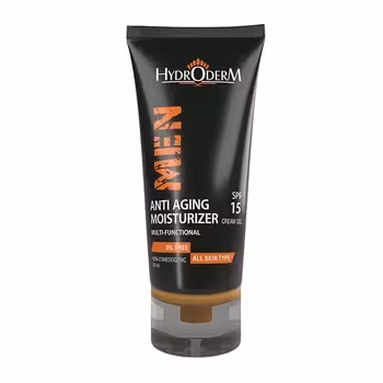 کرم ژل مرطوب کننده و ضد چروک آقایان SPF15 هیدرودرم