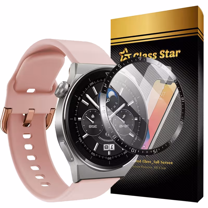 محافظ صفحه نمایش گلس استار مدل GWPM مناسب برای ساعت هوشمند هوآوی Watch GT2 46 mm