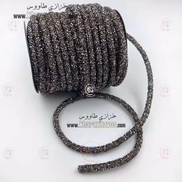 سوارسکی شلنگی نامنظم ( دودی )