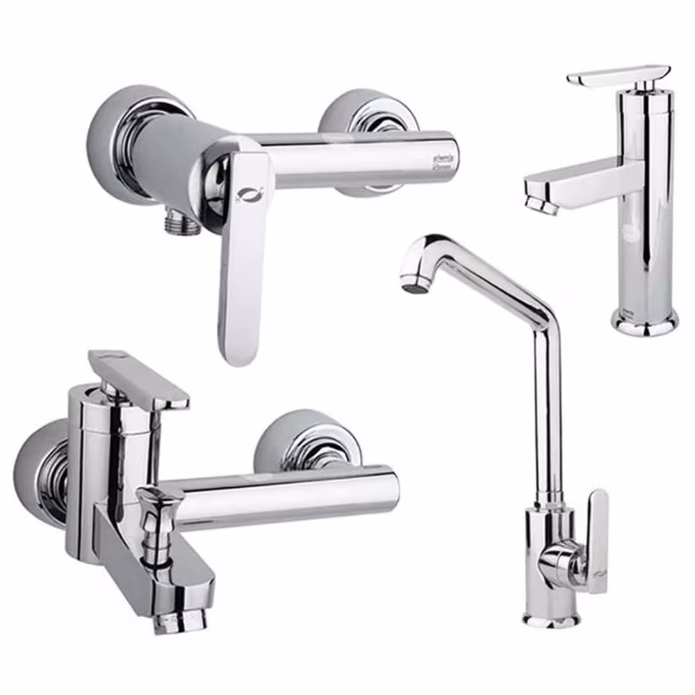 شیرآلات راسان مدل فلورا کروم