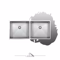 سینک دست‌ساز مونوگرام مدل MOS8845