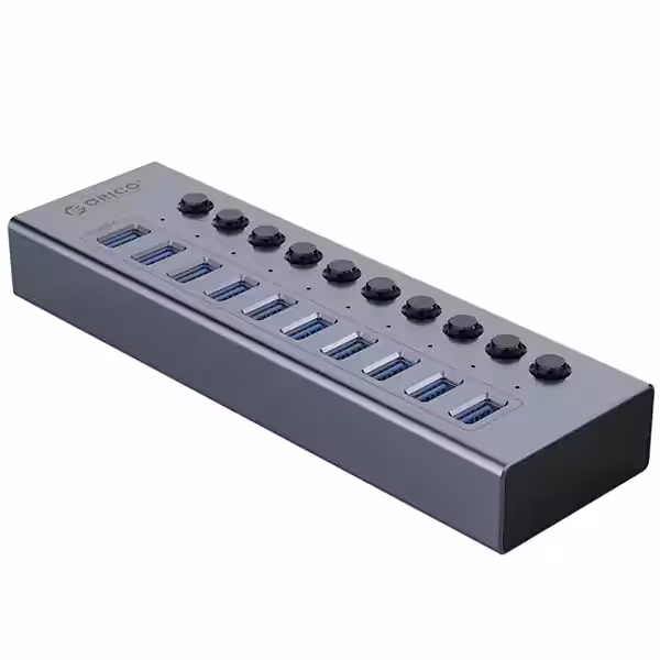 هاب 10 خروجی با اتصال Type-A برند اوریکو مدل BT2U3-10AB