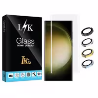 محافظ صفحه نمایش ال کا جی مدل UV مناسب برای گوشی موبایل سامسونگ Galaxy S24 Ultra 5G به همراه محافظ لنز دوربین گوشی