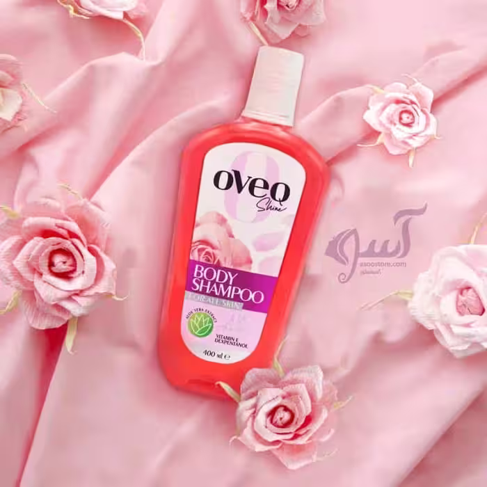 شامپو بدن شفاف اوک شاین مدل رز