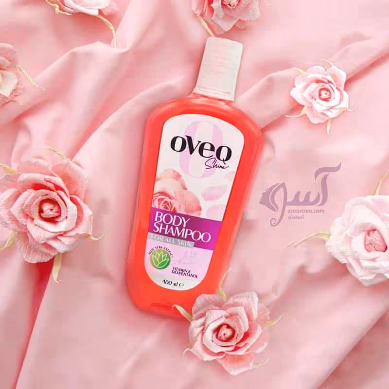 شامپو بدن شفاف اوک شاین مدل رز