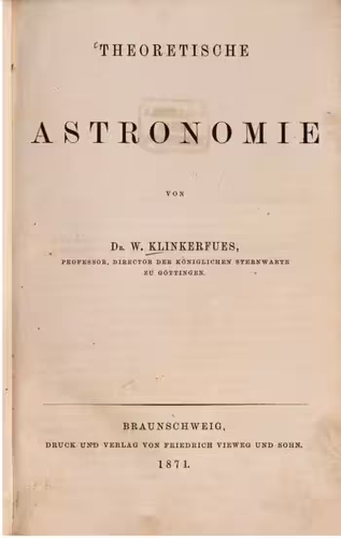 خرید و دانلود نسخه کامل کتاب Theoretische Astronomie