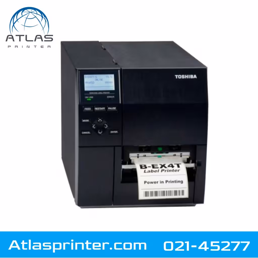 لیبل پرینتر صنعتی توشیبا Toshiba B-EX4T1 با Ribbon Saver