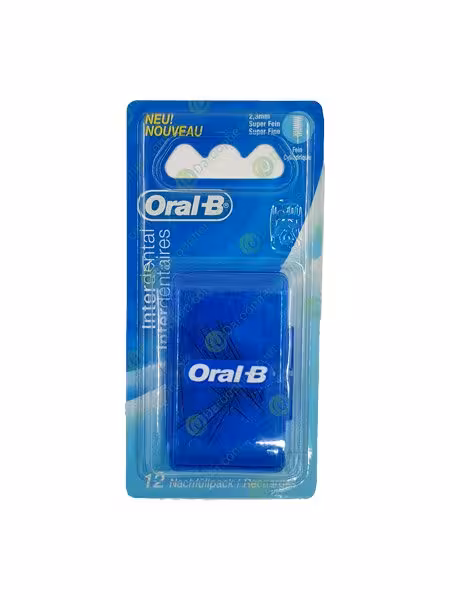 یدک مسواک بین دندانی اورال-بی مدل P4 بسته 12 عددی