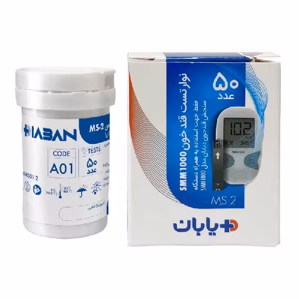 نوار تست قند خون دیابان 50 عددی