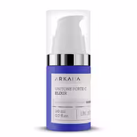 UniTone Forte C‑Elixir ارکانا – سرم ویتامین C فوق‌قوی، روشن‌کننده و ضدلک (20 میل)