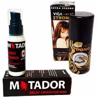 کرم تاخیری گیاهی ماتادور MATADOR Delay Cream - اسپری ویگا 1 دوز 1 میلیون