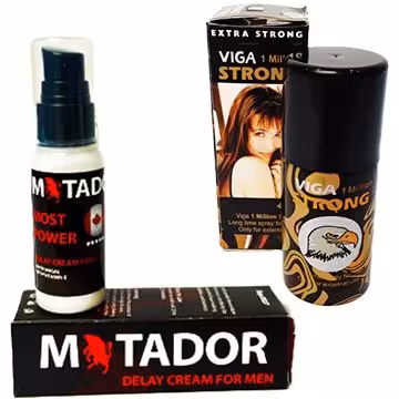 کرم تاخیری گیاهی ماتادور MATADOR Delay Cream - اسپری ویگا 1 دوز 1 میلیون