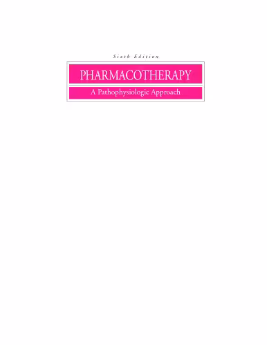 خرید و دانلود نسخه کامل کتاب Pharmacotherapy. A Pathophysiologic Approach