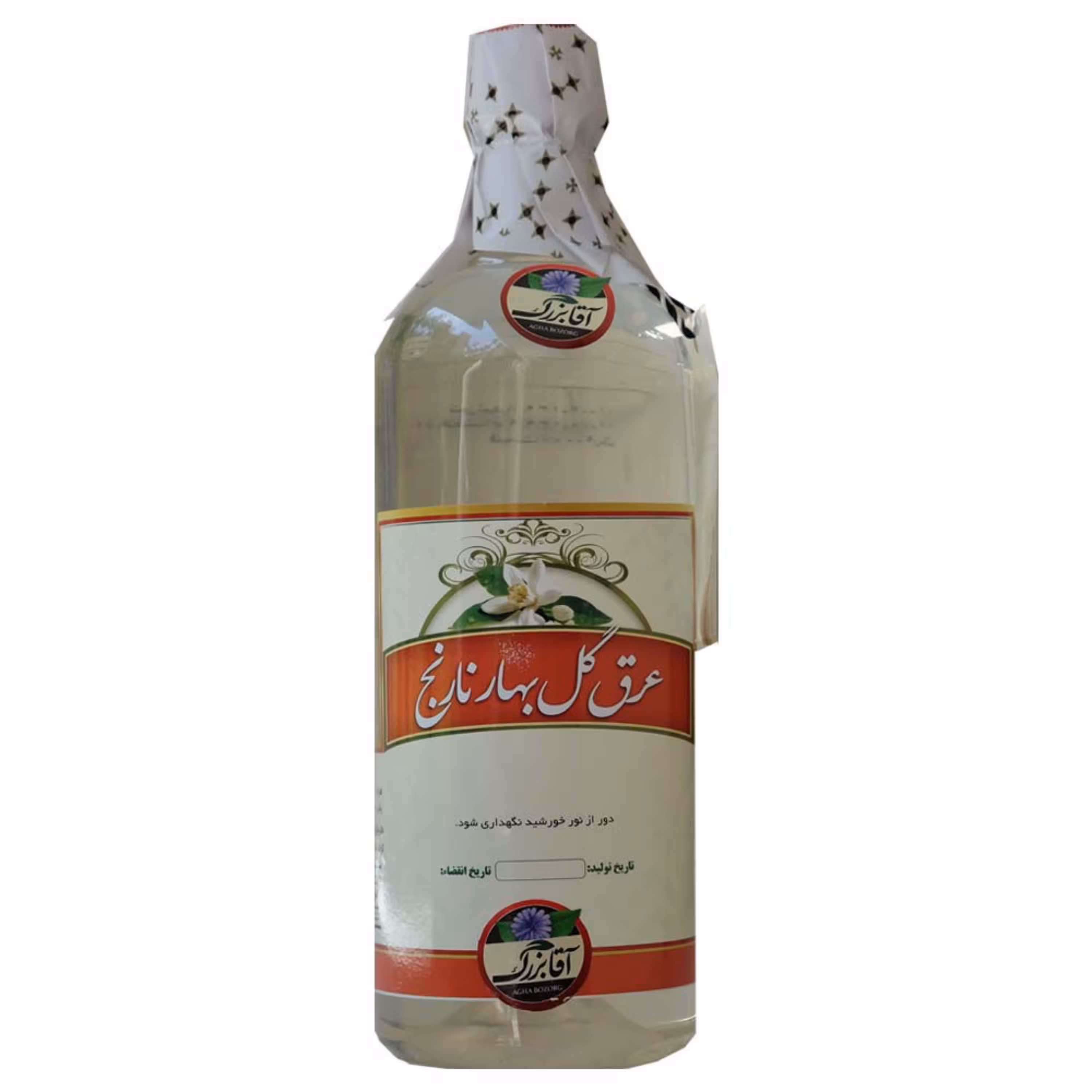 عرق گل بهار نارنج بزرگ 1 لیتری