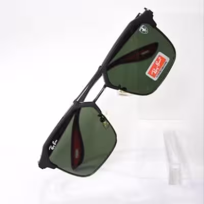 عینک برند ری بن فراری ray-ban ferrari | فریم مشکی لنز سبز