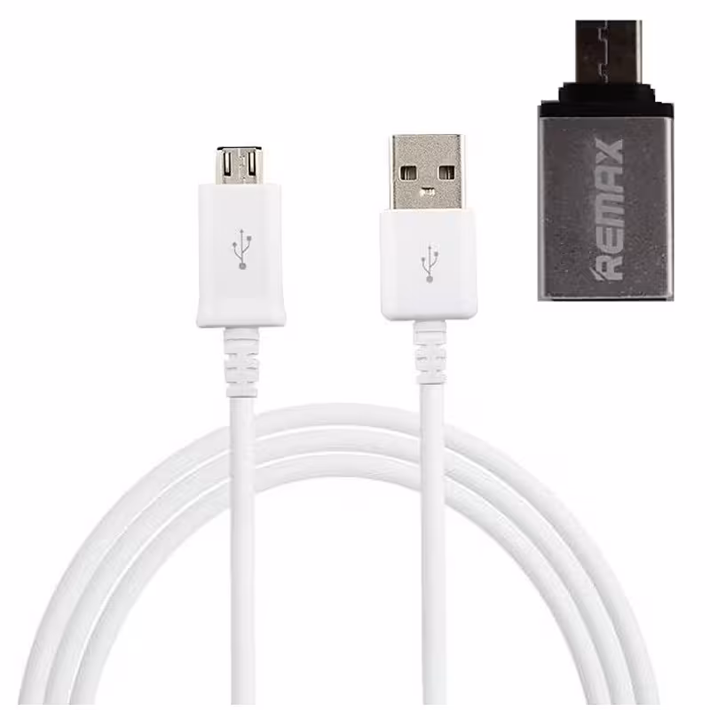 کابل تبدیل USB به USB-C مدل ECB-DU4EWE طول 1.5 متر به همراه مبدل OTG USB-C