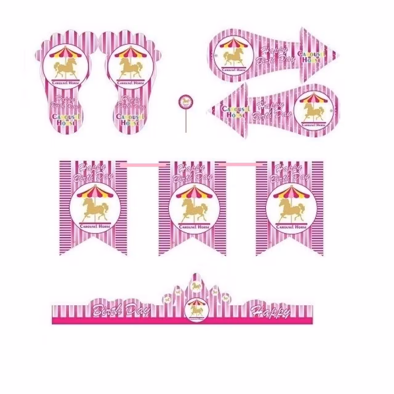 مجموعه 131 عددی تم تولد طرح کراسل مدل 131p