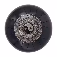 هپی درام 8 نت فولادی ناماسته مشکی طرح یین یانگ کد 150013