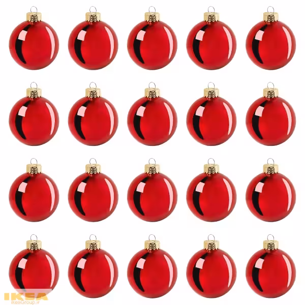گوی تزیین درخت کریسمس مدل VINTERFINT | برند ایکیا | ارسال 15 الی 20 روز کاری