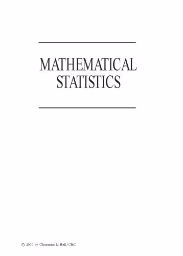 خرید و دانلود نسخه کامل کتاب Mathematical Statistics