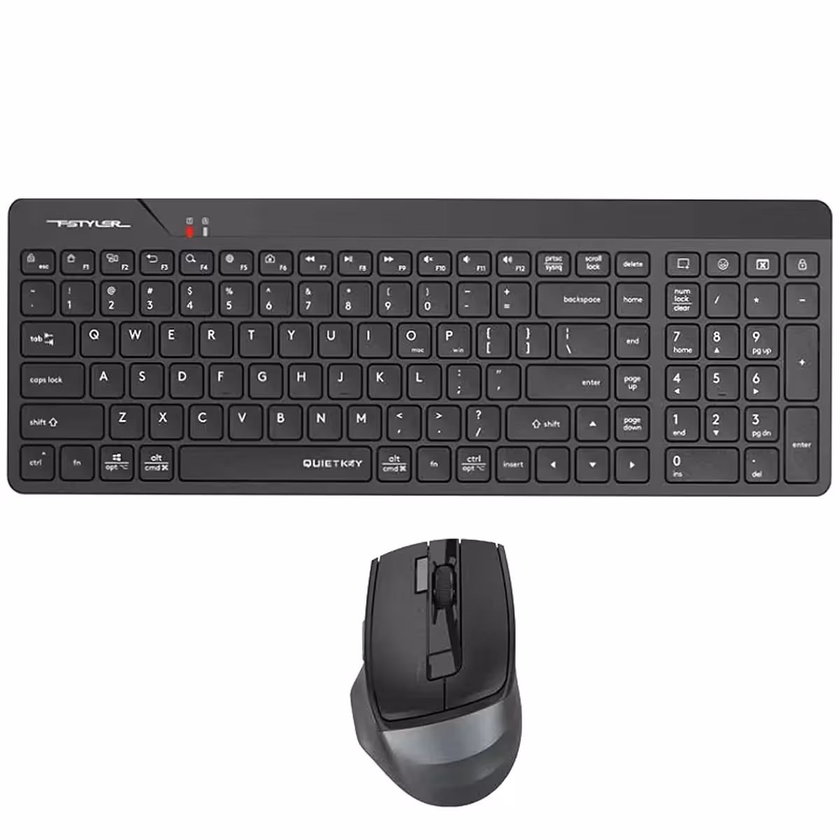 کیبورد و ماوس بی سیم ای برند فورتک مدل FG_24OO_AIR2