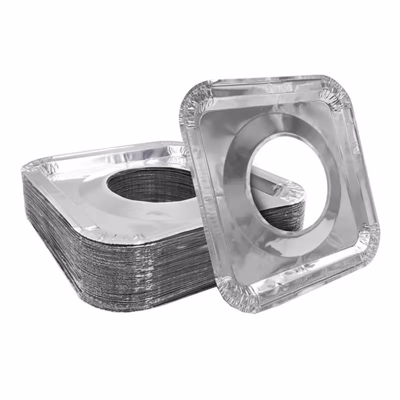 فویل دور شعله گاز مربعی بسته 10 عددی | amazonchi