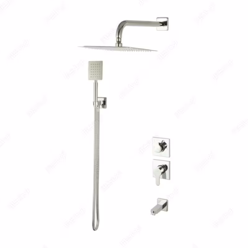 شیرهای حمام توکار ویوات راسان مدل فلت کلاس 1 کروم