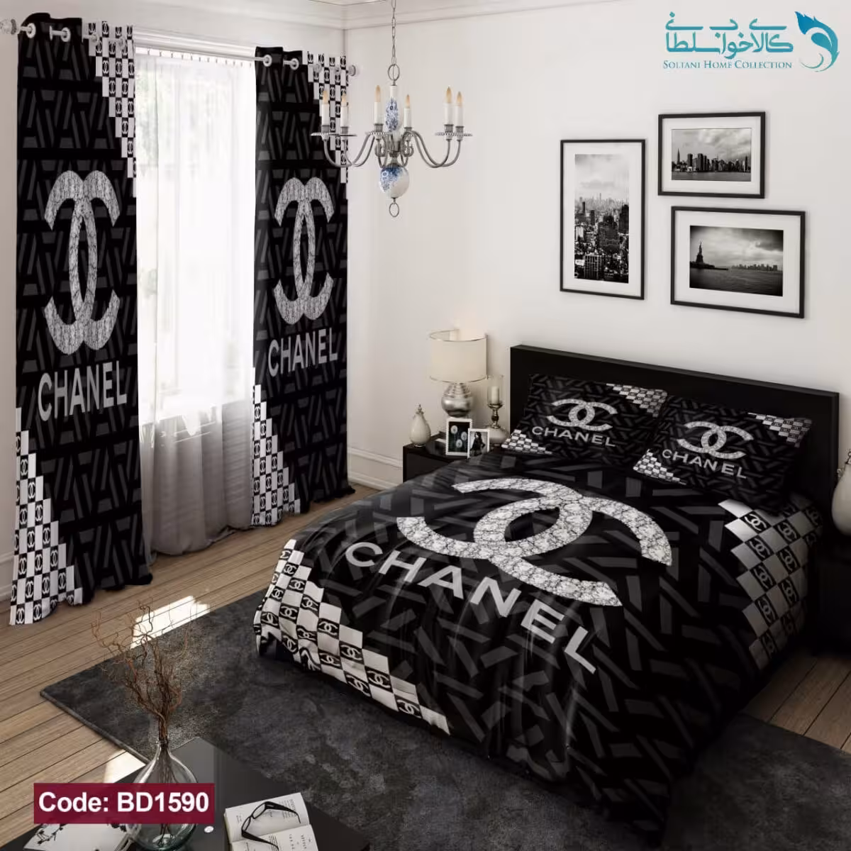 روتختی طرح چنل دونفره کد BD1590