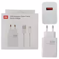 آداپتور شارژر با کابل Type C فست 55W QC3.0 شیائومی MI MDY-12-EU