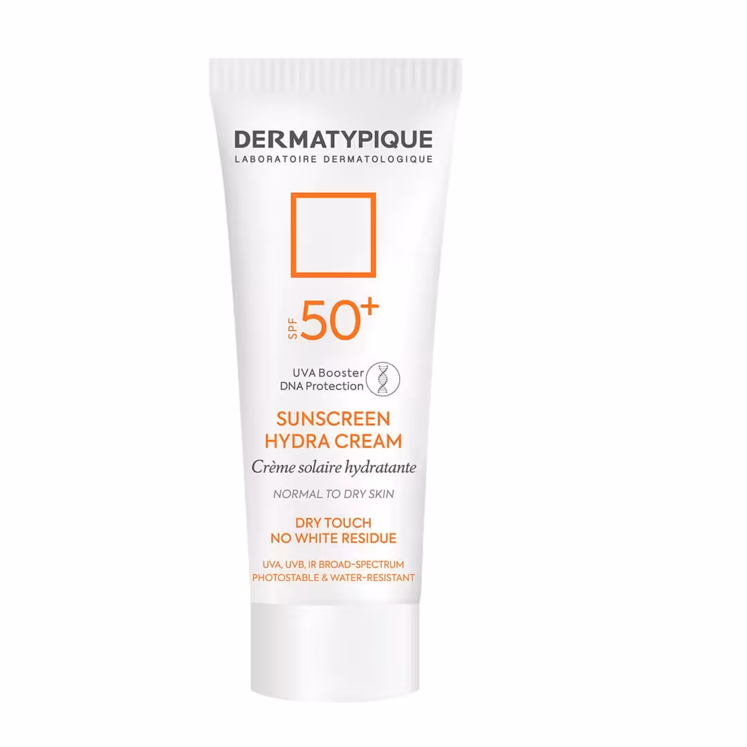 ضد آفتاب بی رنگ هیدرا پوست نرمال تا خشک 50 میلی لیتر درماتیپیک Dermatypique